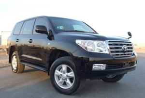 Armored Toyota Land Cruiser Front for explosion resistant and ballistic protected VIP armored vehicles