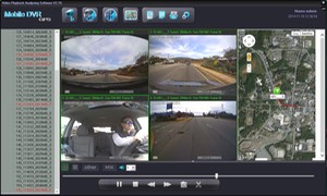 Driver Safety Surveillance Vehicle Digital Expert Witness w/ Quad Sat Map view Driver Safety Surveillance Camera Mobile Video Solution for vehicles