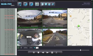 Driver Safety Surveillance Vehicle Digital Expert Witness w/ Quad Map view Driver Safety Surveillance Video Event Recorder Camera Mobile Video Solution for vehicles