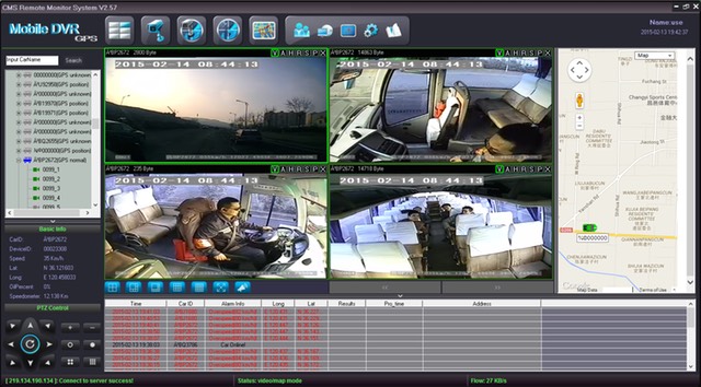 SD4C Live View video streaming remote viewing charter transit bus surveillance camera system